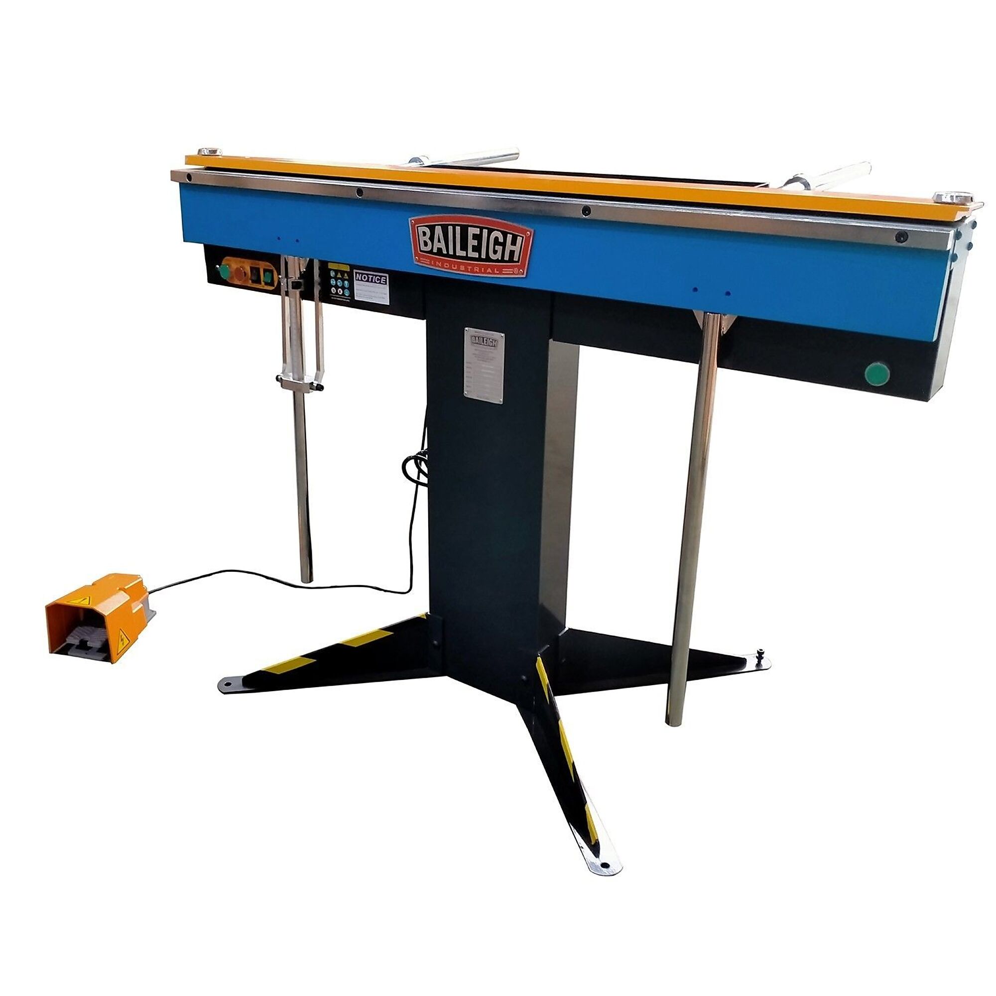 Baileigh Magnetic Sheet Metal Brake — 48in., 16-Ga. Capacity, 220V, Foot Pedal Control, Model# BB-4816M-V2-48